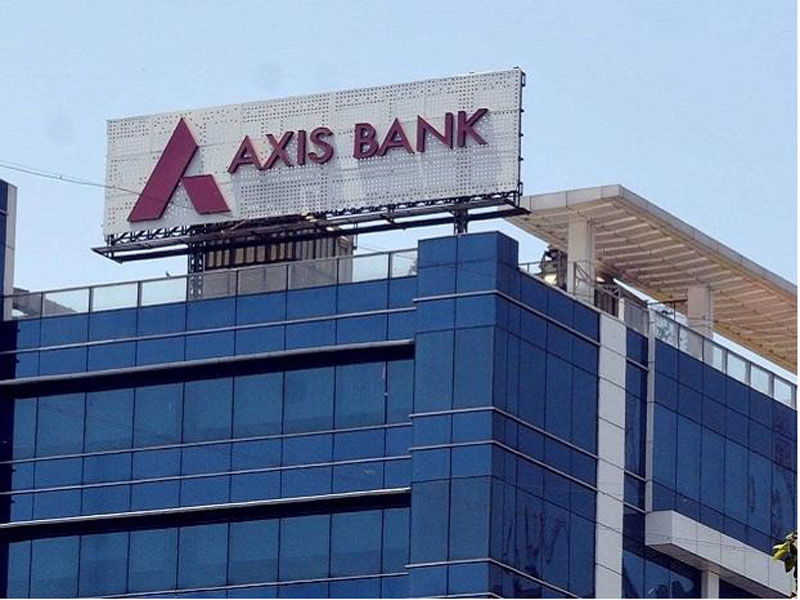 Axis Bank shares declined 6.1 per cent  as Rs 3,000 crore provisions in Q4 due to Covid-19